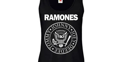 Camiseta-de-Tirantes-Ramones-Para-Mujer