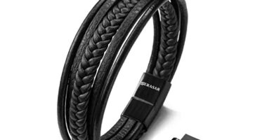 pulsera-de-cuero-negro