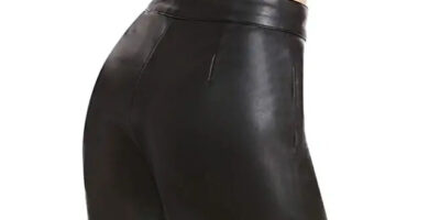 pantalon-corto-cuero-negro-mujer