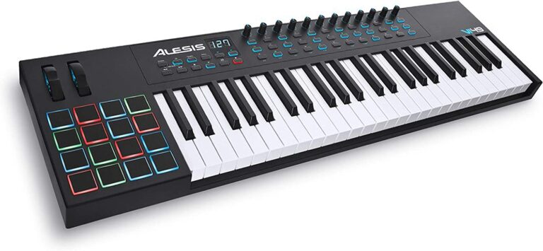 Alesis-VI49–Teclado-Controlador-MIDI-USB-de-49-Teclas-con-16-Pads