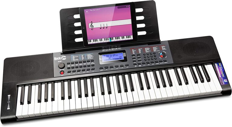 Piano-RockJam-con-teclado-de-61-teclas-con-inflexión-de-tono